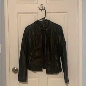 Faux leather jacket